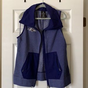 Women’s Baltimore Ravens Under Armour vest size L